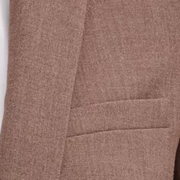 Calvin Klein Petite Single Button Brown Blazer Size 12P - Picture 4 of 13